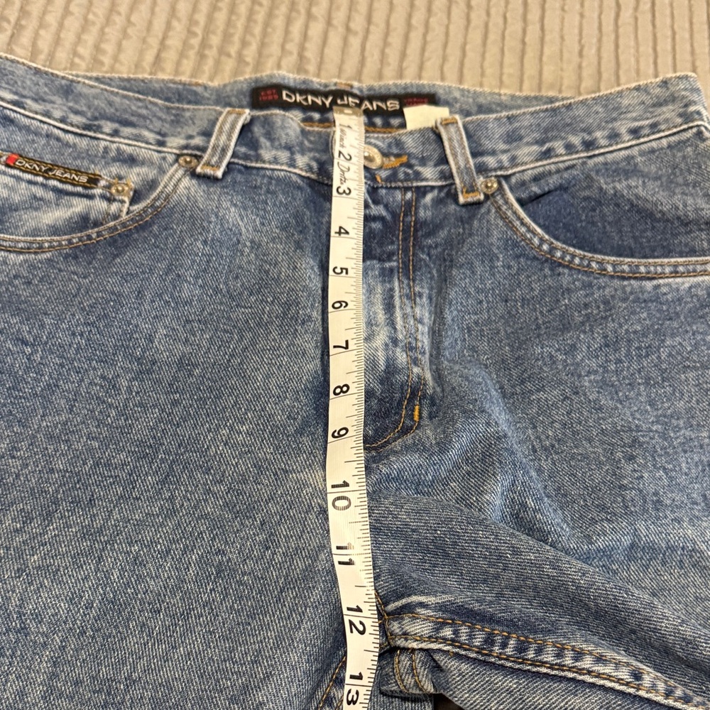 DKNY  vintage .Light Blue Denim Jeans 90s - Picture 10 of 12